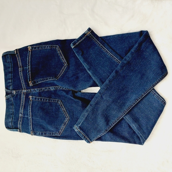 NEW We The Free Montana High Rise Blue Cotton Denim Pockets Skinny Jeans P1402 - Picture 10 of 11